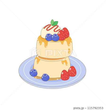 delicious thick pancake delicious thick pancake 115792353