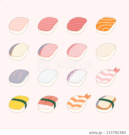 sushi menu set 1 115792360