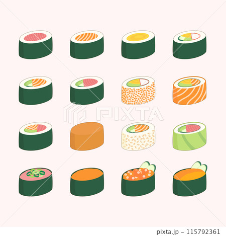sushi menu set 2 115792361