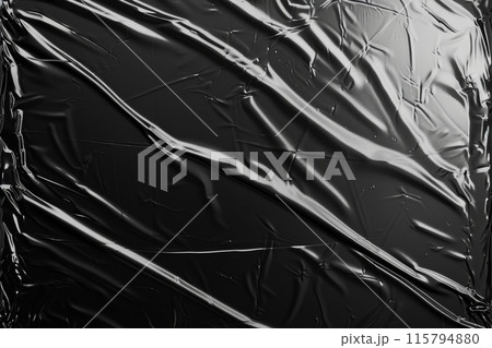 Glossy Black Plastic Texture with Wrinkles Glossy Black Plastic Texture with Wrinkles 115794880