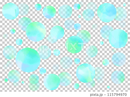 水彩圓點薄荷藍淺藍色圖像背景 115794970