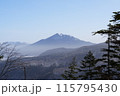 至物山から見た朝霧に覆われた燧ケ岳 115795430