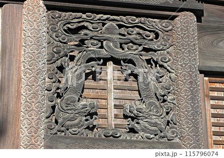 箭弓稲荷神社の本殿の彫刻【埼玉県東松山市】 115796074