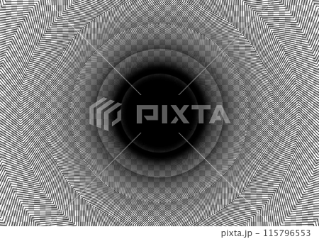 Op art background drawn with lines. You can trim it to any angle you like. Vector illustration material. Op art background drawn with lines. You can trim it to any angle you like. Vector illustration material. 115796553
