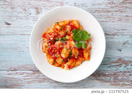 トマトソースのニョッキ トマトソースのニョッキ 115797525