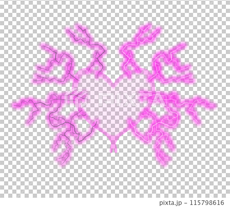 ハートの電撃(ピンク) 115798616