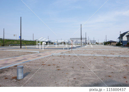 宅地開発の進む郊外の住宅地 玉村都市計画事業玉村町文化センター周辺土地区画整理事業（南福島地区） 115800437