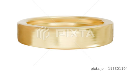 Realistic Golden coin. Isolated gold money. 115801194