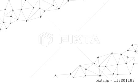 Abstract technology background. Plexus mesh backdrop. Vector 115801195