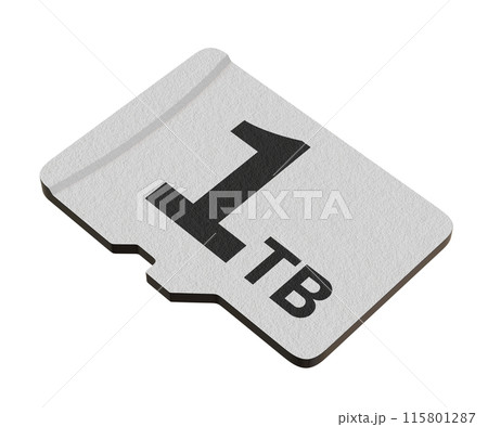Memory card with 1 TB capacity, MicroSD flash storage disc Memory card with 1 TB capacity, MicroSD flash storage disc 115801287