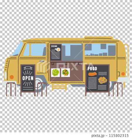 キッチンカー 115802315