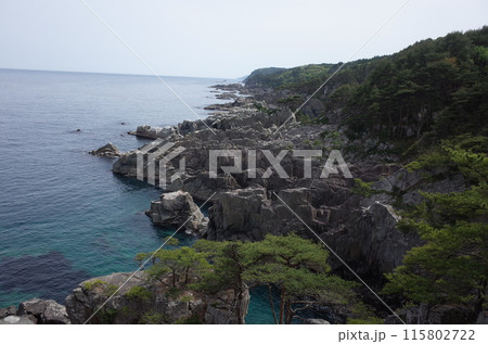 岩手　海岸　リアス式海岸 115802722