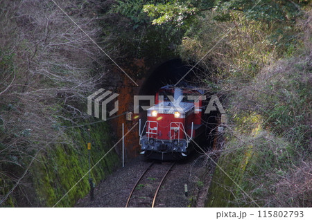 山口線 仁保駅 DD51試運転到着 山口線 仁保駅 DD51試運転到着 115802793