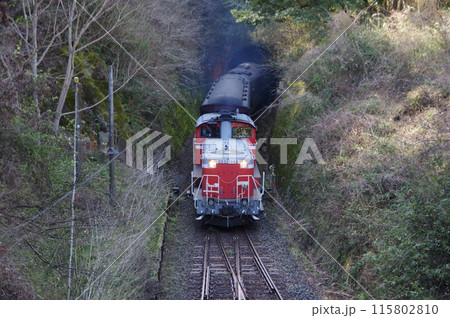 山口線 仁保駅 DD51試運転到着 115802810
