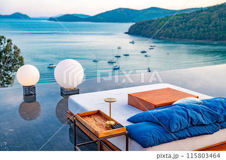 Rooftop bar view in Ao Yon Yai beach in Phuket, Thailand 115803464