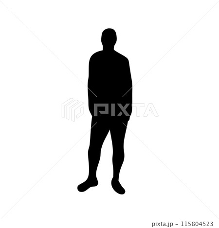 silhouette of a man 115804523