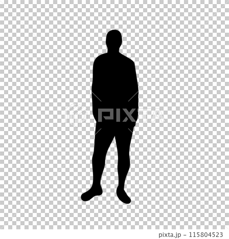 silhouette of a man 115804523