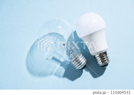 白熱電球とLED電球 115804531