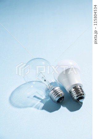 白熱電球とLED電球 115804534