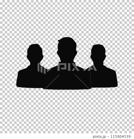 silhouette business people team 115804539