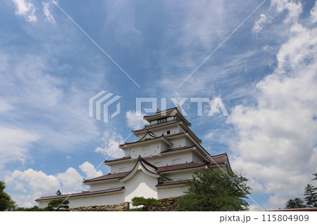 福島県会津若松市の鶴ヶ城 福島県会津若松市の鶴ヶ城 115804909