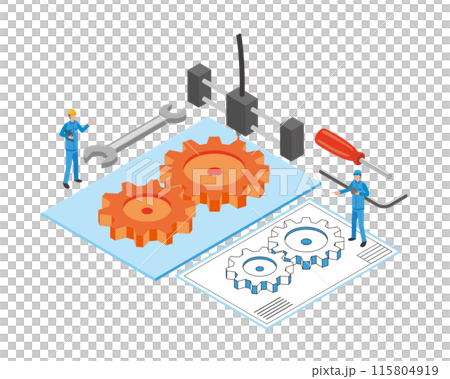 使用 3D 列印機製造機械零件 115804919
