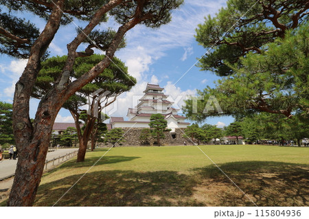 福島県会津若松市の鶴ヶ城 115804936