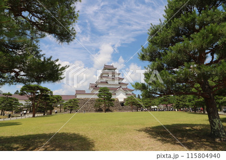 福島県会津若松市の鶴ヶ城 115804940