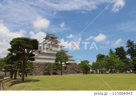 福島県会津若松市の鶴ヶ城 福島県会津若松市の鶴ヶ城 115804943