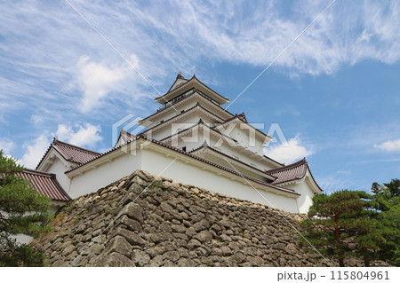 福島県会津若松市の鶴ヶ城 福島県会津若松市の鶴ヶ城 115804961