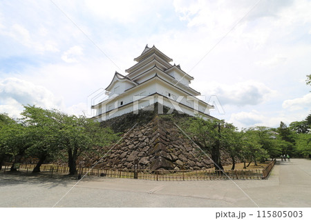 福島県会津若松市の鶴ヶ城 福島県会津若松市の鶴ヶ城 115805003