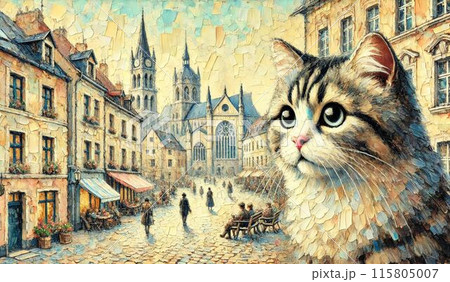 猫の住む街 115805007