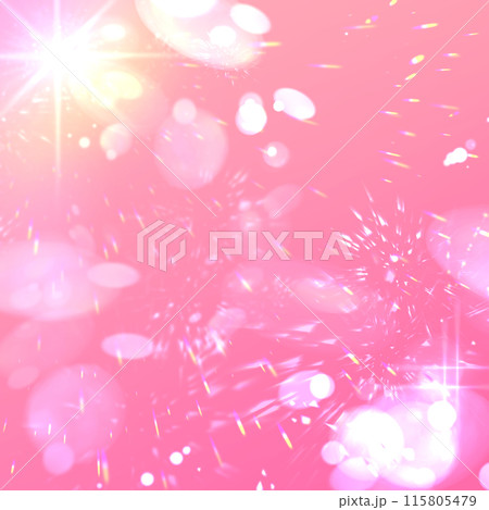 背景素材_光_ピンク 115805479