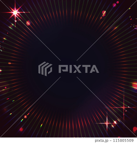 背景素材_光_オレンジ 115805509