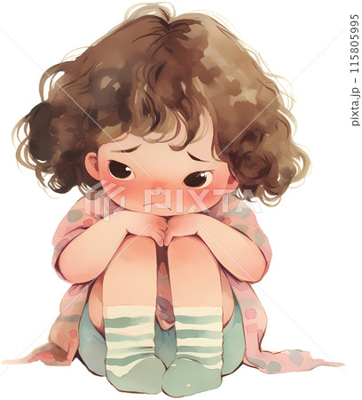Depressed person 115805995