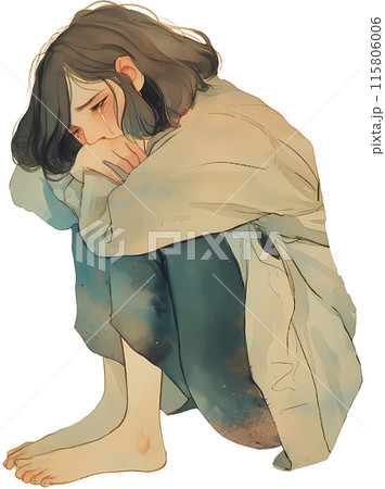 Depressed person 115806006