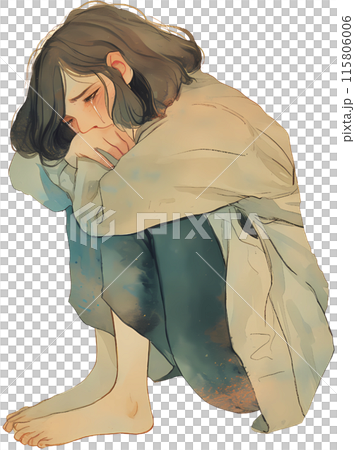 Depressed person 115806006