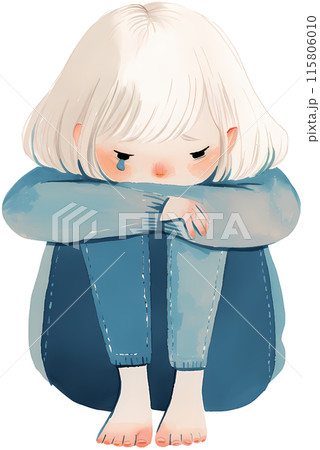 Depressed person 115806010