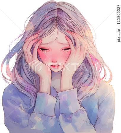 Depressed person 115806027