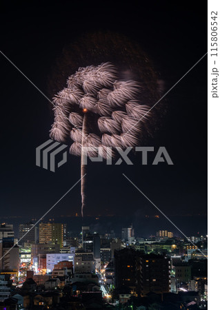 木更津港まつりの花火 115806542