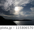 sunset over the sea 115806570