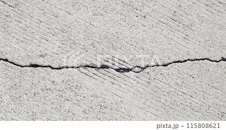 Home building problem. Cracked concrete floor Home building problem. Cracked concrete floor 115808621