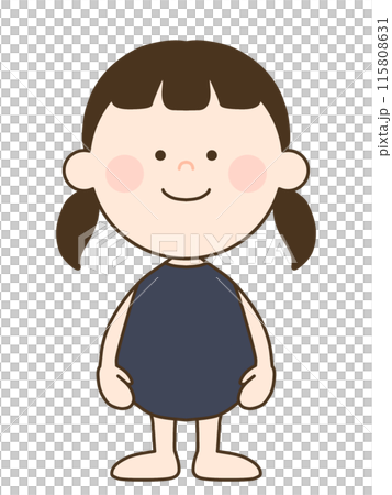 水着姿の女の子 水着姿の女の子 115808631