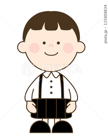制服姿の男の子 115808634
