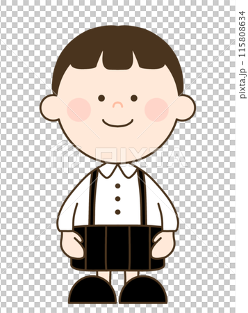 制服姿の男の子 115808634