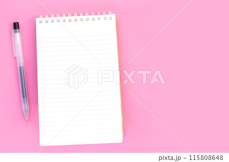 To do list book with pen. Copy space 115808648