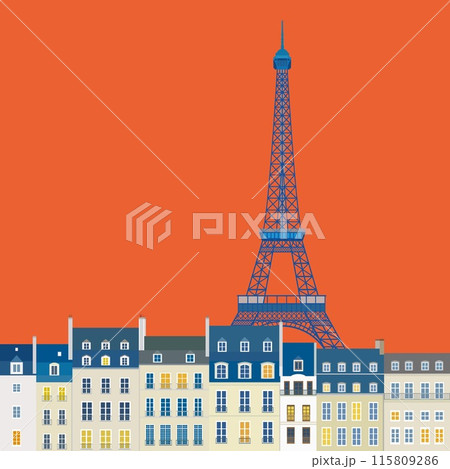 エッフェル塔　tour eiffel　パリ　paris 115809286