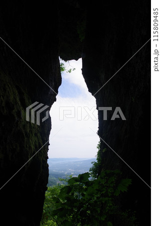 南阿蘇村　免の石　巨大な猫が出現 115809485