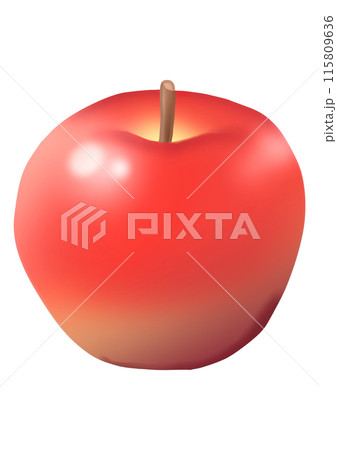 りんごのイラスト(主線なし) りんごのイラスト(主線なし) 115809636