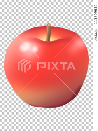 りんごのイラスト(主線なし) りんごのイラスト(主線なし) 115809636